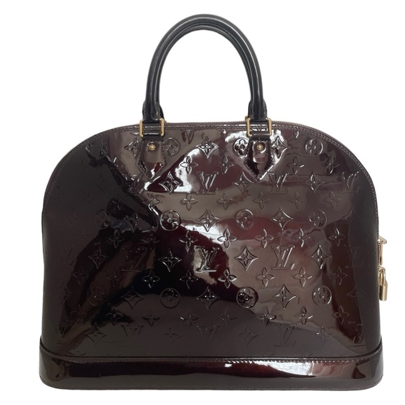 SALE!! Louis Vuitton Amarante GM Vernis Alma Bag - Picture 4 of 14